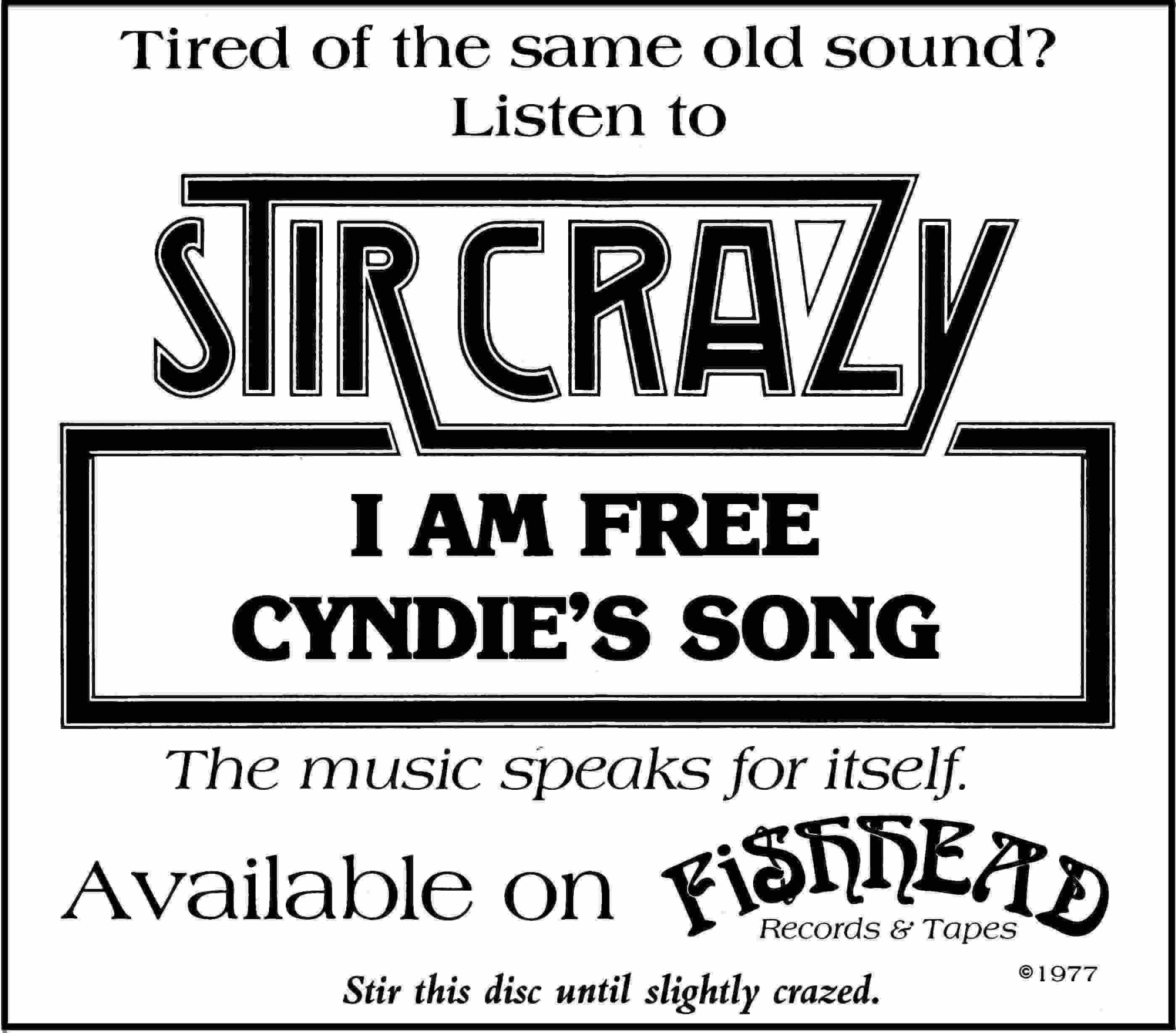 Click for more free Stir Crazy MP3’s